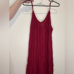 Reddish color shein jumpsuit
